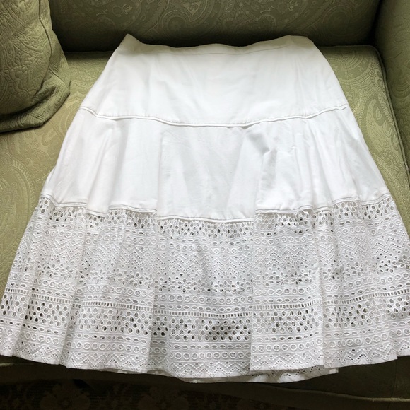 NWT J.Crew Point Sur Tiered Skirt w/ Eyelet Size 14 - Picture 2 of 11